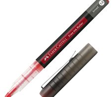 FABER-CASTELL Free Ink Tintenroller grau 1.5 mm Schreibfarbe: Rot