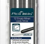 Pica Big Dry All Wetter Ersatzminen für Tieflochmarker-Bleistift 2.0 - 5.0 mm graphite
