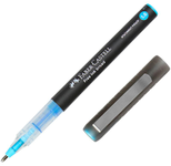 FABER-CASTELL Free Ink Tintenroller grau 1.5 mm Schreibfarbe: Blau