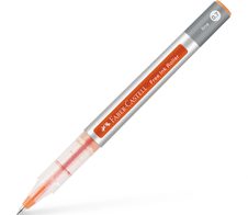 FABER-CASTELL Free Ink Tintenroller grau 0.7 mm Schreibfarbe: Orange