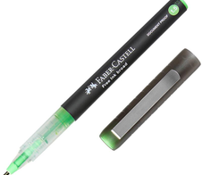 FABER-CASTELL Free Ink Tintenroller grau 1.5 mm Schreibfarbe: Grün