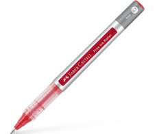 FABER-CASTELL Free Ink Tintenroller grau 0.7 mm Schreibfarbe: Rot