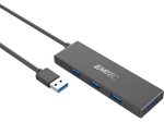 EMTEC USB-Hub T620A Type-A Classic 4-fach schwarz