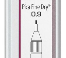 Pica Fine Dry Ersatzminen für Tieflochmarker-Bleistift 0.9 mm rot