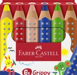 FABER-CASTELL Grippy Buntstifte Mehrfarbig