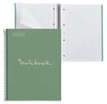 MIQUELRIUS Eco Emotions Collegeblock DIN A4 kariert mint