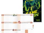 Häfft® Verlag Hausaufgabenheft Game On 2025/2026 liniert DIN A5 88 Blätter