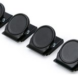 ALLboards Magnet schwarz, Metall 3,5 x 3,0 cm