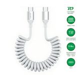 4smarts USB-C Spiralkabel 240W weiß