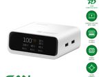 4smarts Desk Charger GaN Screen 100W 3C+2A weiß