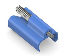 Purelink Tru-Lock-System Clip für PureInstall USB-C Kabel, blau