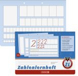 BRUNNEN Zahlenlernheft liniert A4 quer 16 Blätter