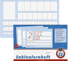 BRUNNEN Zahlenlernheft liniert A4 quer 16 Blätter