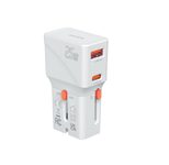 4smarts Weltreiseadapter Nomad Pocket 25W weiß