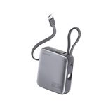 4smarts Powerbank Pocket Dual Cord 10000mAh 22.5W spacegrau