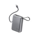 4smarts Powerbank Pocket Dual Cord 20000mAh 22.5W spacegrau