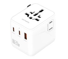 4smarts Weltreiseadapter Nomad GaN 20W 2C+1A weiß