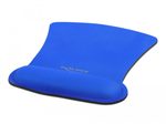 DeLOCK Ergonomisches Mauspad mit Handballenauflage blau 255 x 207 mm