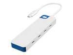 Hyper® HyperDrive Flex 4 Dockingstation USB-C Hub weiß/blau