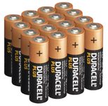 DURACELL Batterien PLUS Alkali-Mangan Mignon AA 1,5 V, 16 St.