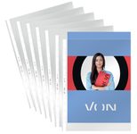 VON LEITZ Prospekthüllen DIN A4 glasklar glatt, 100 St.