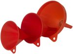 hünersdorff Trichter HD-PE Set 3-teilig rot