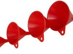 hünersdorff Trichter HD-PE Set 4-teilig rot