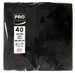 PROnappe Servietten 38,0 x 38,0 cm schwarz