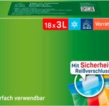 Toppits Gefrierbeutel ZIPPER 3,0 l
