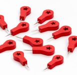 ALLboards dekorative Pinnadeln, rot