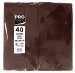 PROnappe Servietten 38,0 x 38,0 cm Schokolade