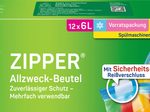 Toppits Gefrierbeutel ZIPPER 6,0 l