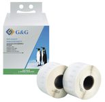 G&G Etikettenrollen ersetzt Dymo 99012/S0722400, 36,0 x 89,0 mm