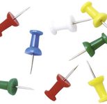 ALLboards Deko-Pinnadeln farbsortiert