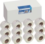 G&G Etikettenrollen für Etikettendrucker ersetzt DYMO S0722370/99010 weiß, 28,0 x 89,0 mm