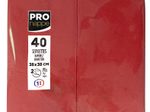 PROnappe Servietten 38,0 x 38,0 cm rot