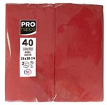 PROnappe Servietten 38,0 x 38,0 cm rot