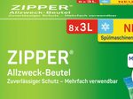 Toppits Gefrierbeutel ZIPPER 3,0 l
