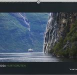 KUNTH Monats-Wandkalender Hurtigruten 2026