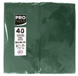 PROnappe Servietten 38,0 x 38,0 cm tannengrün