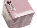 PROnappe Servietten 20,0 x 20,0 cm 2-lagig altrosa