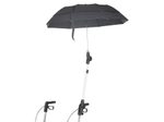 RUSSKA Regenschirm für Rollator schwarz