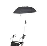 RUSSKA Regenschirm für Rollator schwarz