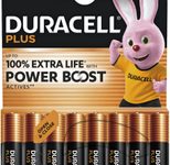 DURACELL Batterien PLUS Alkali-Mangan Micro AAA 1,5 V, 8 St.