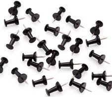 ALLboards Deko-Pinnadeln schwarz