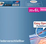 Toppits Gefrierbeutel SafeLoc 6,0 l