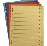 Wekre Trennblätter gelb, orange, rot, blau, grün