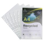 Exacompta Prospekthüllen Forever DIN A4 transparent genarbt 0,12 mm, 25 St.