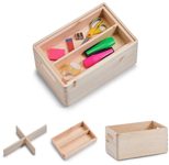 Zeller Aufbewahrungsboxen-Set braun