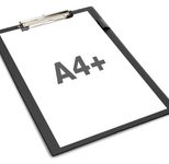 RAPESCO® Klemmbrett VSTCB0B3 DIN A4 schwarz Karton, 1 St.